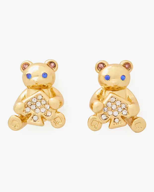 Oh What Fun Spade Teddy Studs | Kate Spade Outlet