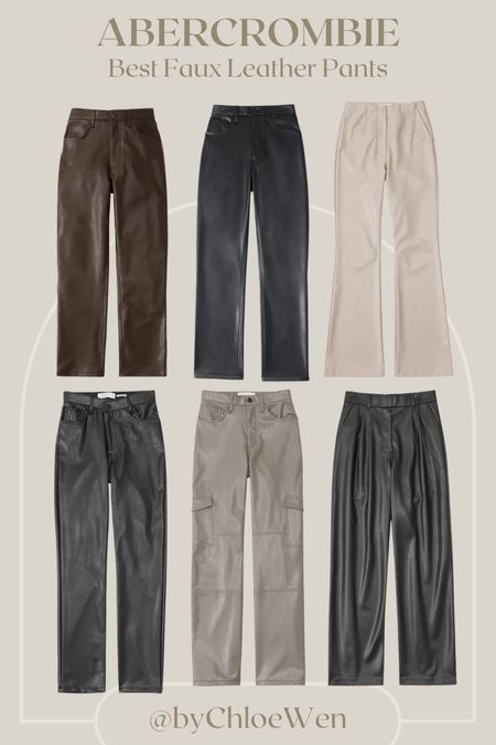 BEST OF A&F: Faux Leather Pants!

#holiday
#christmas
#giftsforher
#giftguide
#abercrombie
#abercrombiesale
#winter
#winterfashion
#winteroutfits
#winterstyle
#leatherpants
#fauxleather

#LTKxAF #LTKsalealert #LTKHoliday