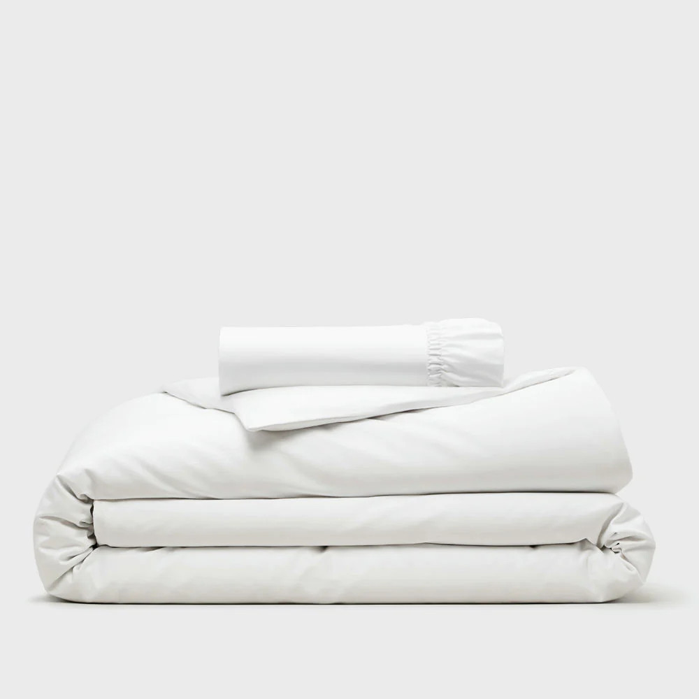 Organic Cotton Duvet Cover & Fitted Sheet Set - King | Public Goods | Public Goods
