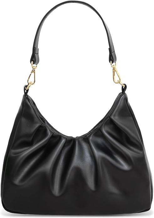 Shoulder Bags for Women, Cute Soft Small Clutch Purses,PU Leather Hobo Crossbody Tote Dumpling Ba... | Amazon (US)
