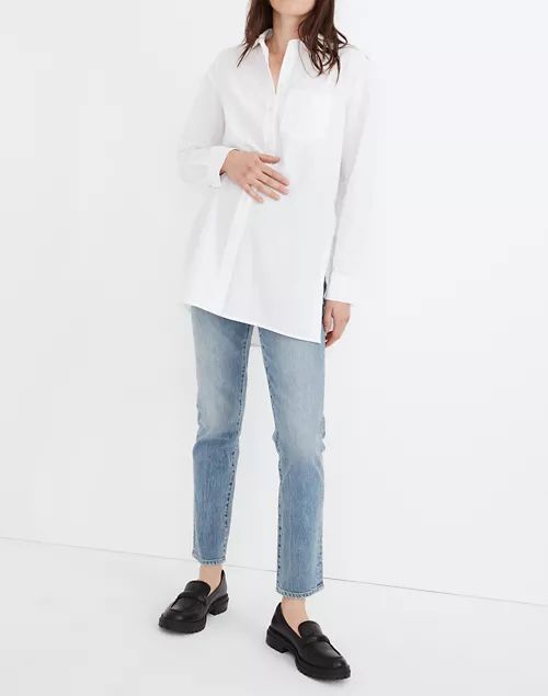 The Maternity Perfect Vintage Jean in Heathcote Wash | Madewell