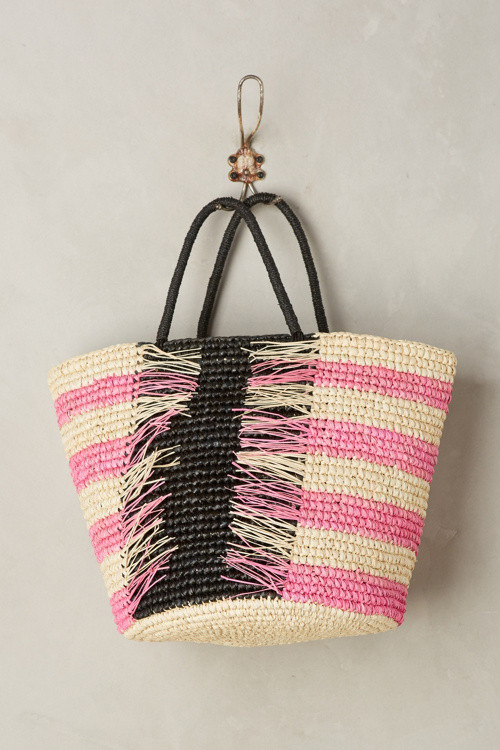 Frayed Stripes Tote | Anthropologie (US)