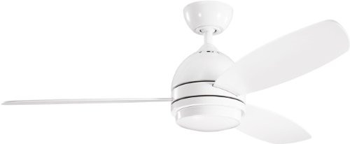 Kichler Lighting 300175WH Vassar 52-Inch Ceiling Fan, White Finish with White Wood Veneer Blades and | Amazon (US)