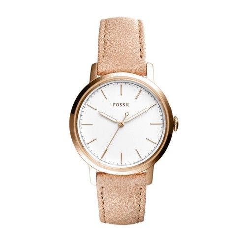 Fossil Neely Three-Hand Sand Leather Watch  Jewelry - ES4185 | Fossil (US)
