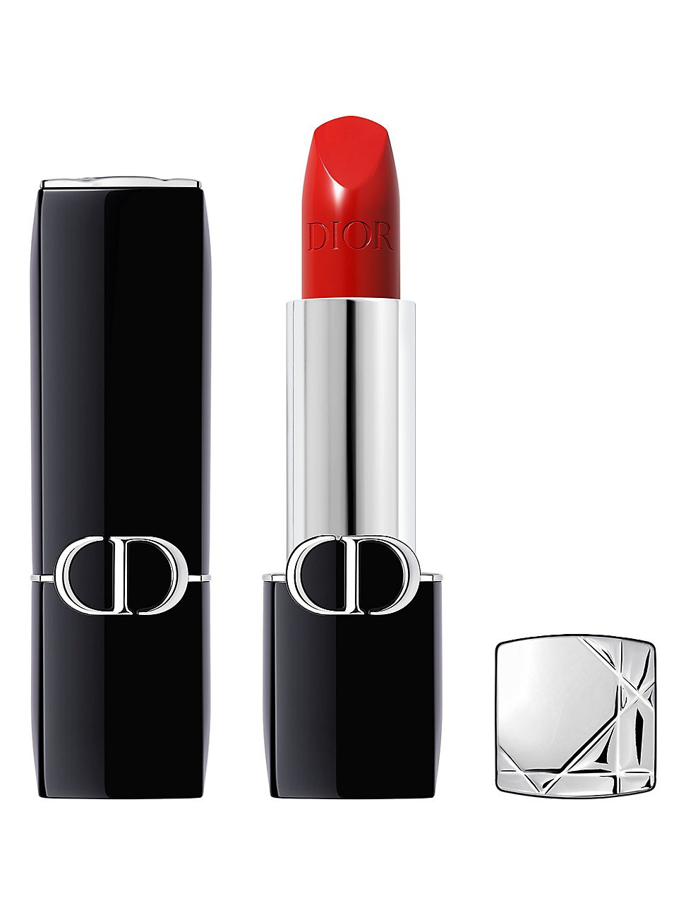 Women's Rouge Dior Lipstick - 80 Red Smile Satin | Saks Fifth Avenue