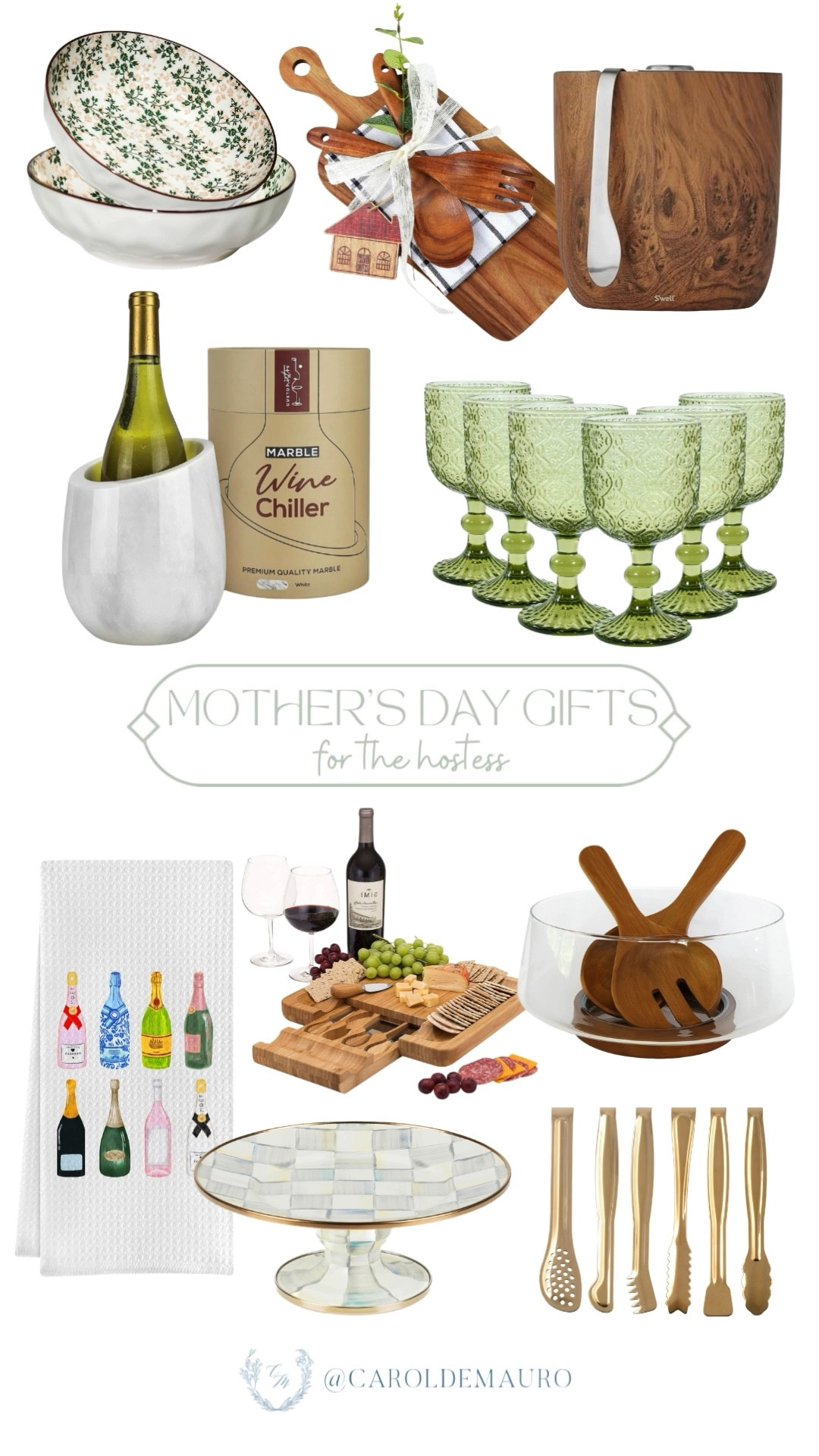 If your mom is the ultimate hostess, you've got to check out these elegant and easy gift ideas. She will totally love how adding textured glassware, a custom cheese board set, or sophisticated gold serving tongs brings that extra touch of sophistication to any gathering.

drinkware, table set up, gifts for her, home decor, hostess gifts, wine essentials, entertaining at home, party inspo

#LTKHome #LTKSeasonal #LTKU