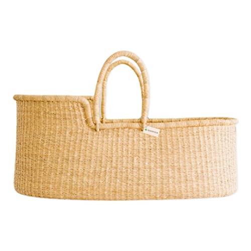 Nature's Bassinet, Organic Moses Basket: Signature Bilia Natural (Vegan) | Amazon (US)