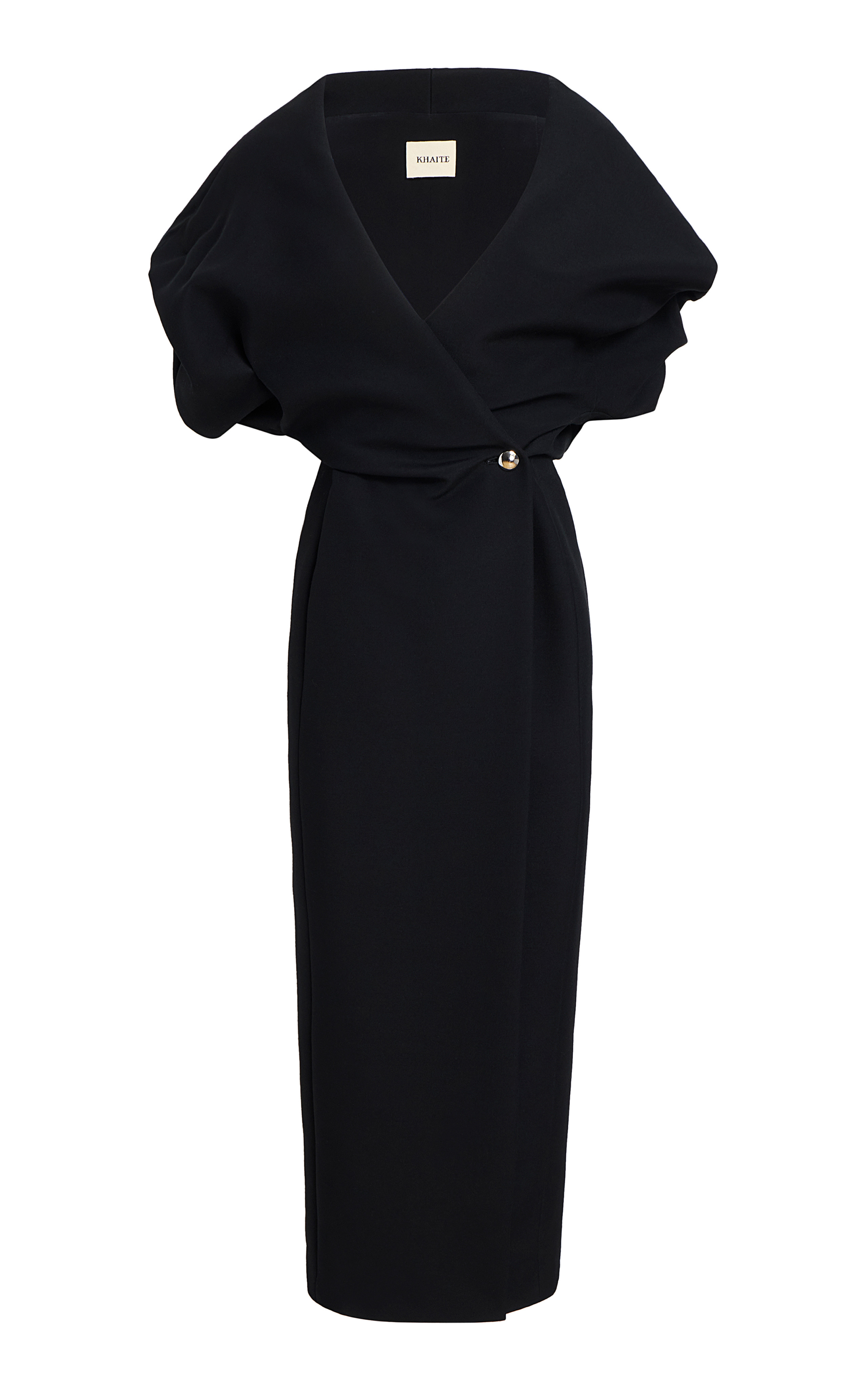Truman Wrapped Crepe Midi Dress | Moda Operandi (Global)
