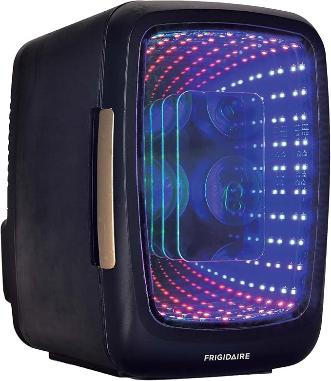 Frigidaire EFMIS179 Gaming Light Up Mini Beverage Refrigerator, Stealth | Amazon (US)