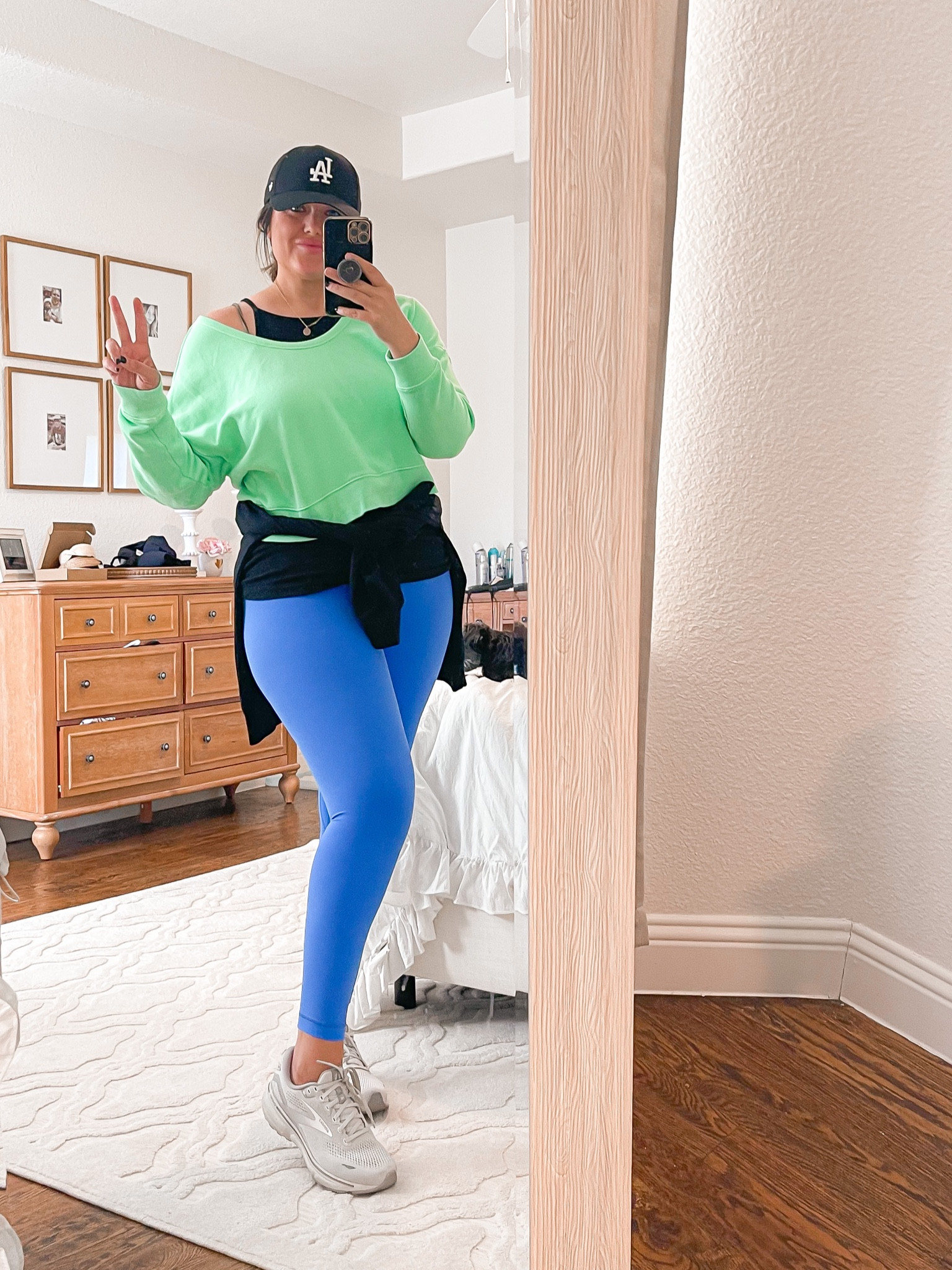These are my current favorite leggings! They are from Amazon and they are so good!  They suck everything in and smooth you out! Trust me on this! I am wearing the size large. I have several colors and multiple pairs! They are the best! Wearing a large in the top. 

#LTKFind #LTKcurves #LTKsalealert