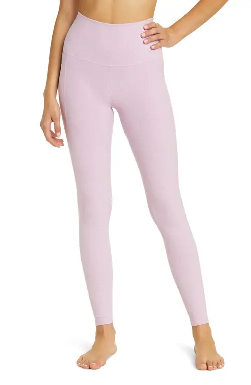 zella Restore Soft Pocket Leggings in Pink Gale at Nordstrom, Size Large | Nordstrom