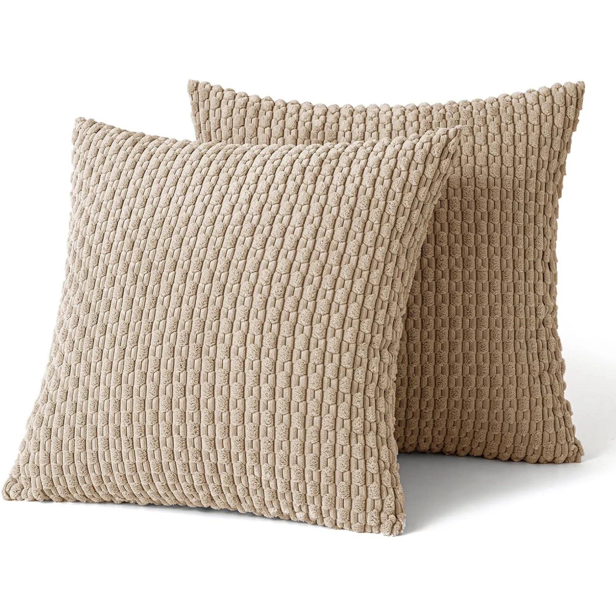 Cozy Throw Pillow Cover 2pcs (Set of 2) | Wayfair North America