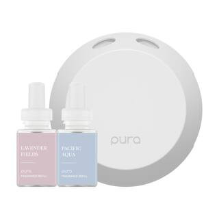Smart Home Fragrance Diffuser Starter Set (Pacific Aqua and Lavender Fields) | The Home Depot