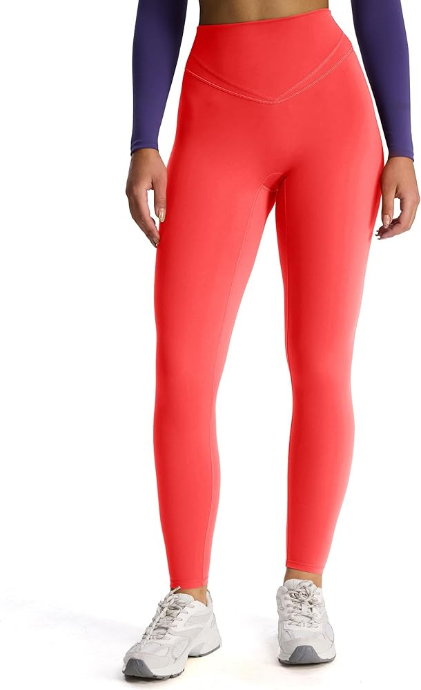 Aoxjox Women's High Waisted Workout Siren Leggings Hidden Scrunch Butt Lifting Tummy Control Gym ... | Amazon (US)