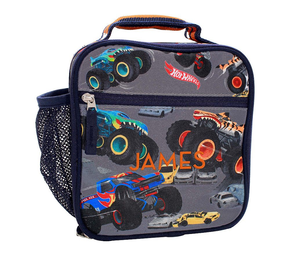 Hot Wheels\u2122 Monster Trucks Mackenzie Lunch Box | Pottery Barn Kids