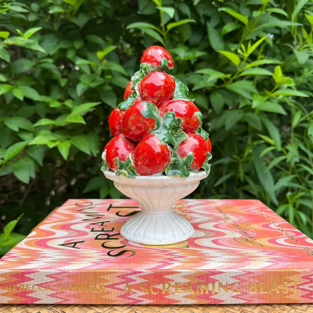 Vintage Petite Italian Strawberry Topiary - Etsy | Etsy (Global)