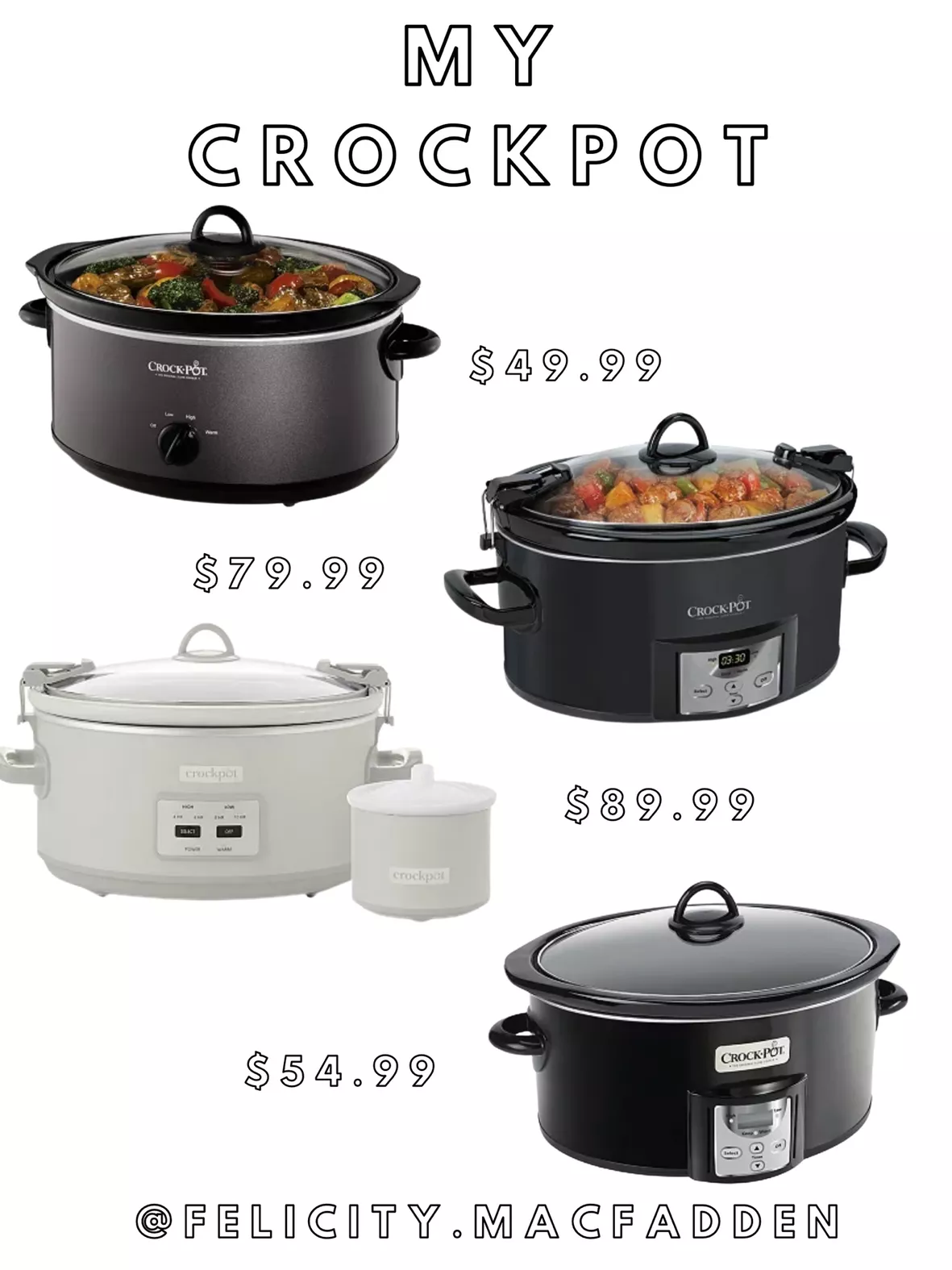 Crockpot Count Down Slow Cooker - 4-Qt.