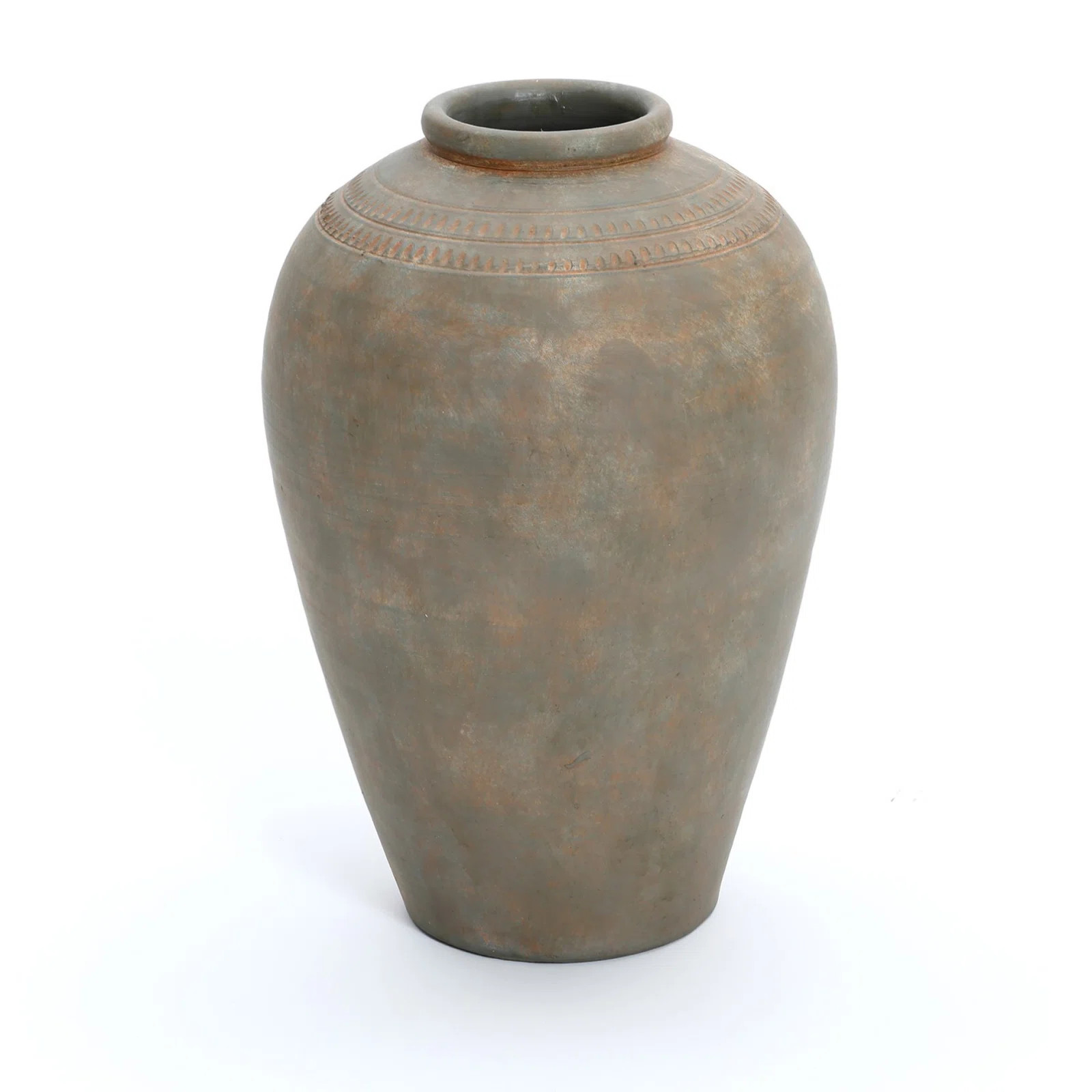 Joss & Main Rustic Brown Terracotta 14.6-Inch Tall Urn Vase & Reviews | Wayfair | Wayfair North America