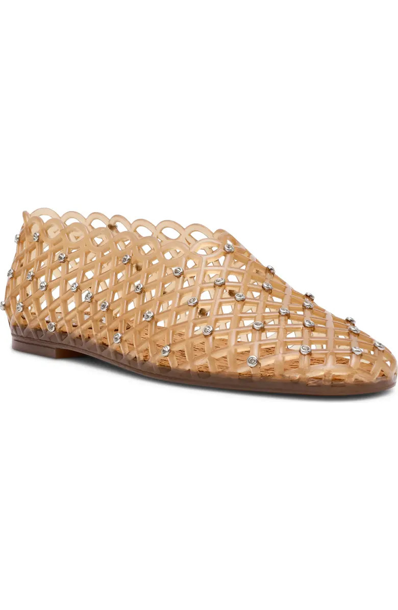 Grove Rhinestone Jelly Flat | Nordstrom