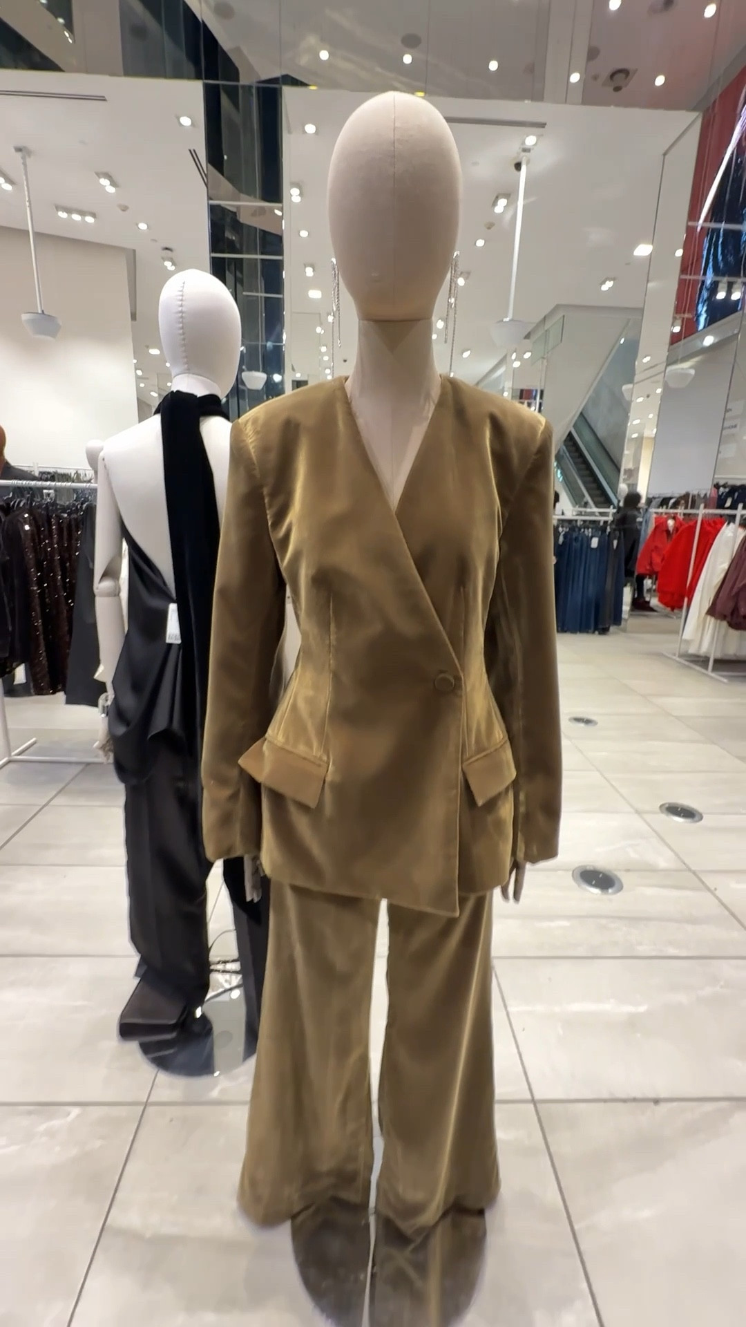 What is that velvet? Why yes, yes it is. This velvet suit in the color of the season is giving soft power in full effect. This suit walks the line between cozy and commanding, perfect for the holiday season when you want to look rich without trying too hard.

Style tip: Contrast the plush texture with something sleek — a satin cami, patent pump, or a sharp clutch keeps the look elevated without losing that soft-edge appeal.

#LTKFindsUnder50 #LTKHoliday #LTKWorkwear