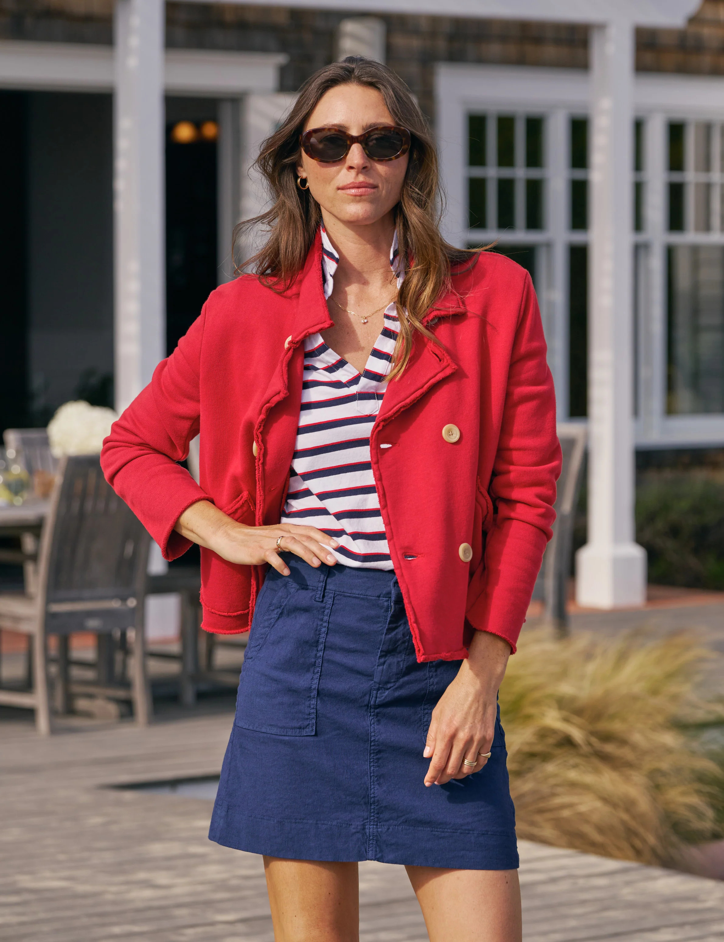 MINI BELFAST Double Decker Red, Triple Fleece | Frank & Eileen