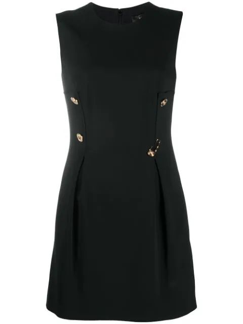 safety pin detail mini dress | Farfetch (US)