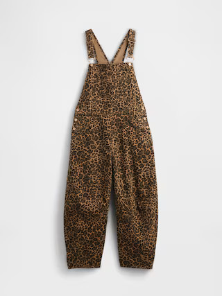 UltraSoft Denim Horseshoe Overalls | Gap (US)