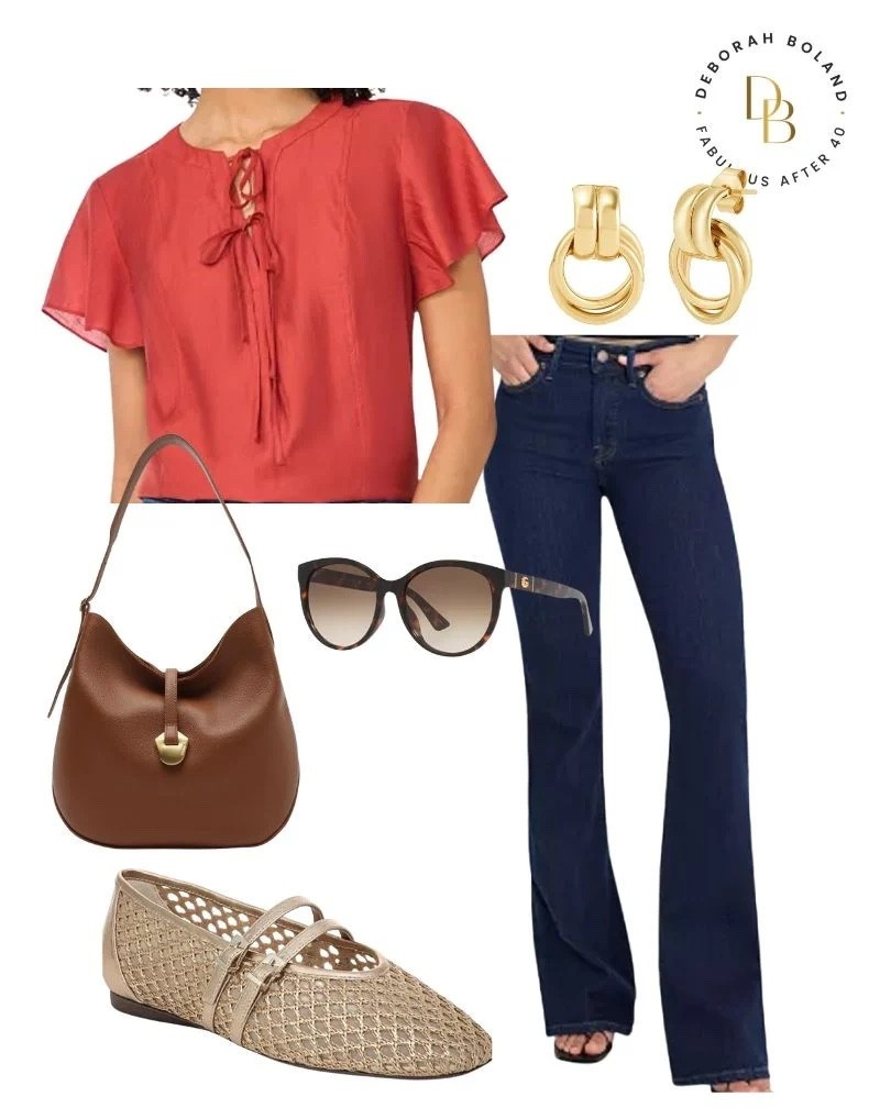 Orange is having a moment 🧡✨

I love how a bright flutter-sleeve top can make a simple jeans-and-ballet-flats outfit feel instantly pulled together. And the best part? This is such an easy look to transition into Fall — just add a lightweight cardigan, blazer or jacket when the temperatures start to dip.

Proof that you don’t have to pack away all your favourite summer pieces when the seasons change! 🍂

#LTKootd #LTKOver40 #LTKSeasonal
