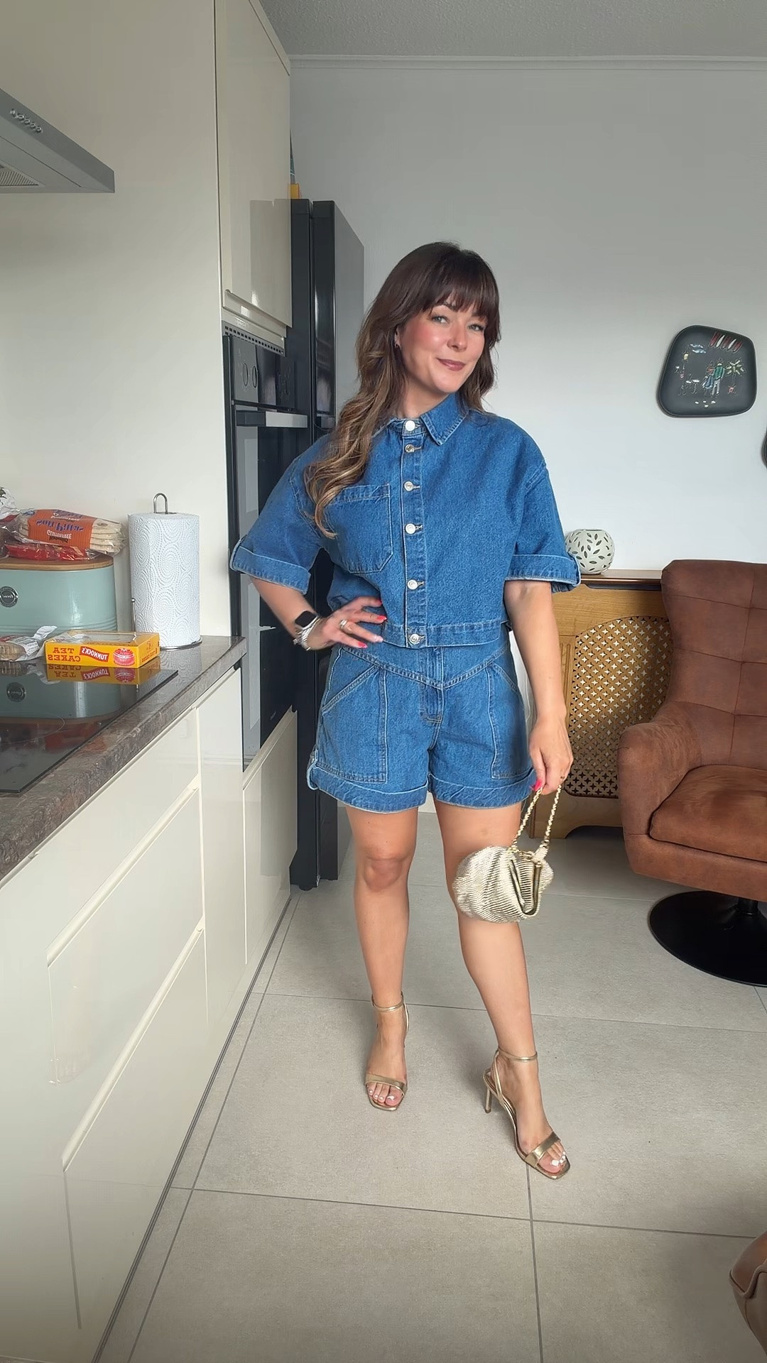 Double denim tonight from @ASOS so comfy and tries to size. Heels from Stadivarius also ASOS

#LTKuk #LTKdatenight #LTKsummer