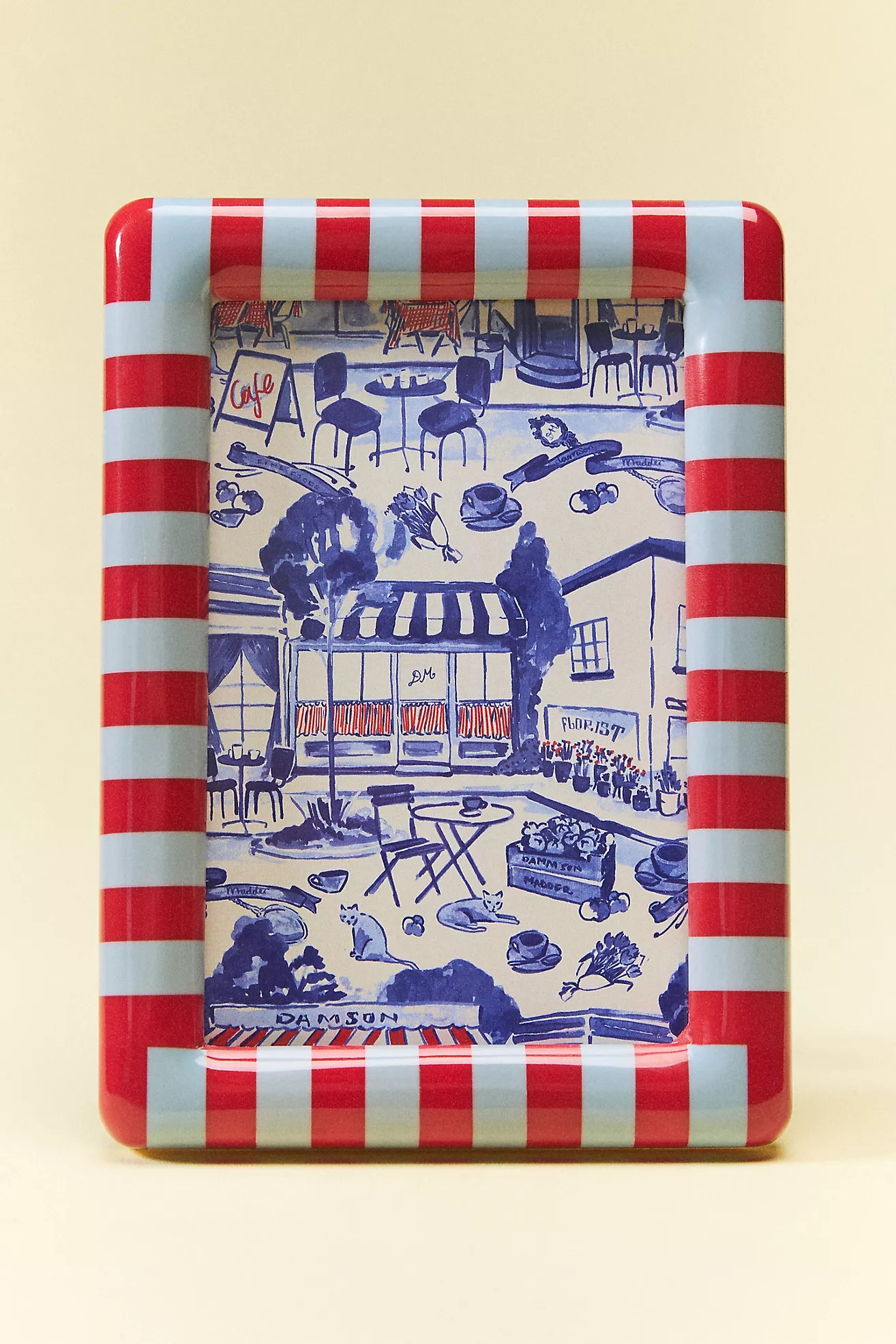 Striped Damson Madder Frame | Anthropologie (US)