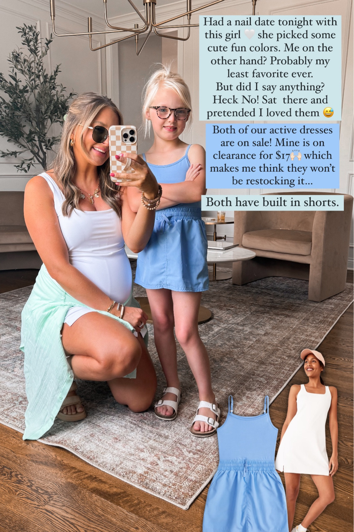 My active dress is on major sale! Bump friendly I’m wearing a medium/regular length. Scarlett’s is also on sale! 

#bumpstyle #activedress 

#LTKSaleAlert #LTKKids #LTKBump