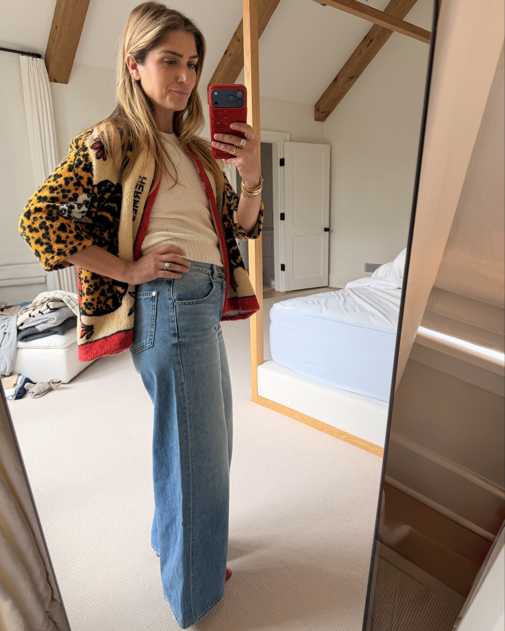 Jeans were loving 
@TWP @Shopbop 

#LTKOver40 #LTKootd #LTKSeasonal