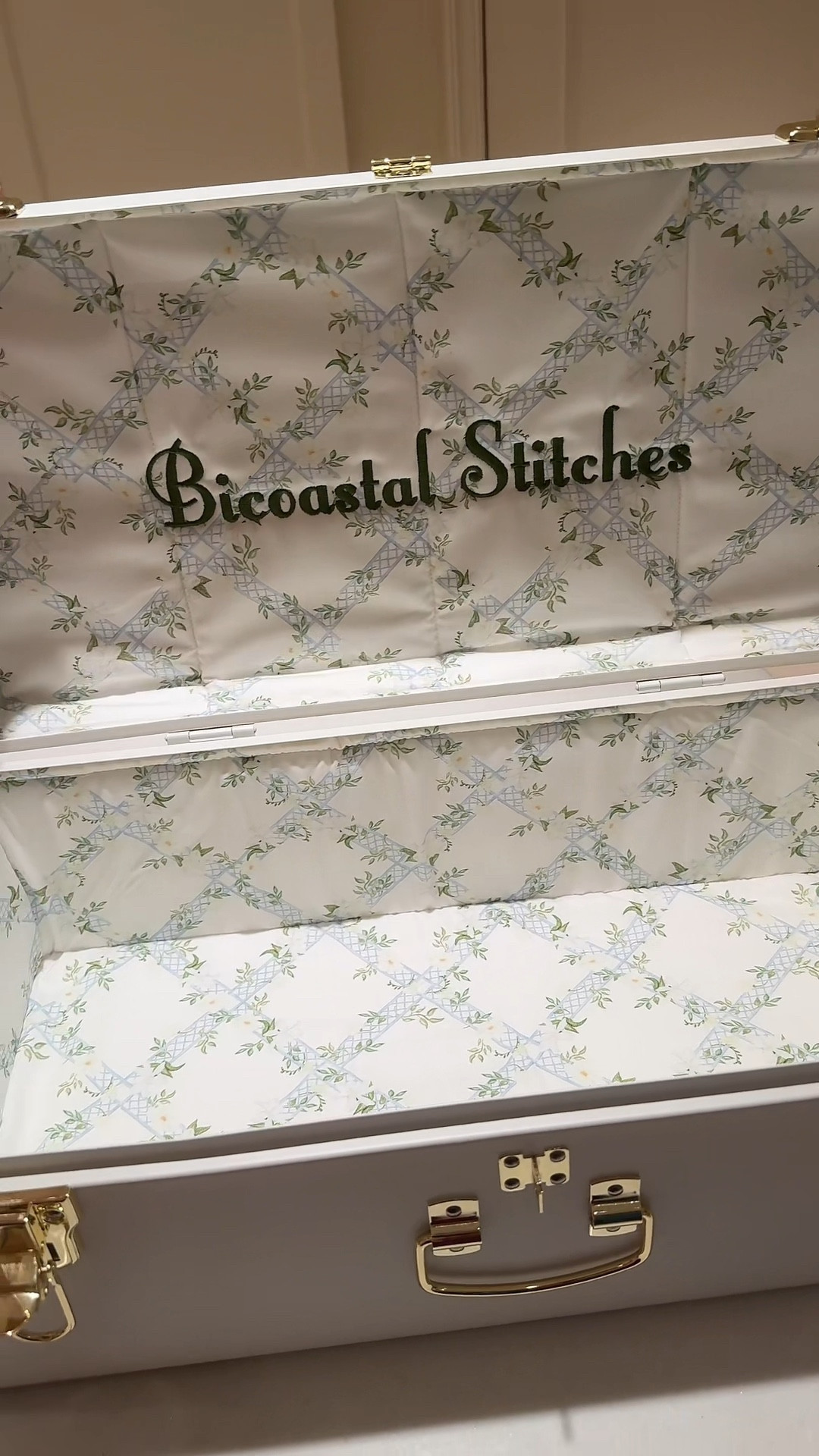 Needlepoint storage, petite keep for needlepoint, needlepoint finishing