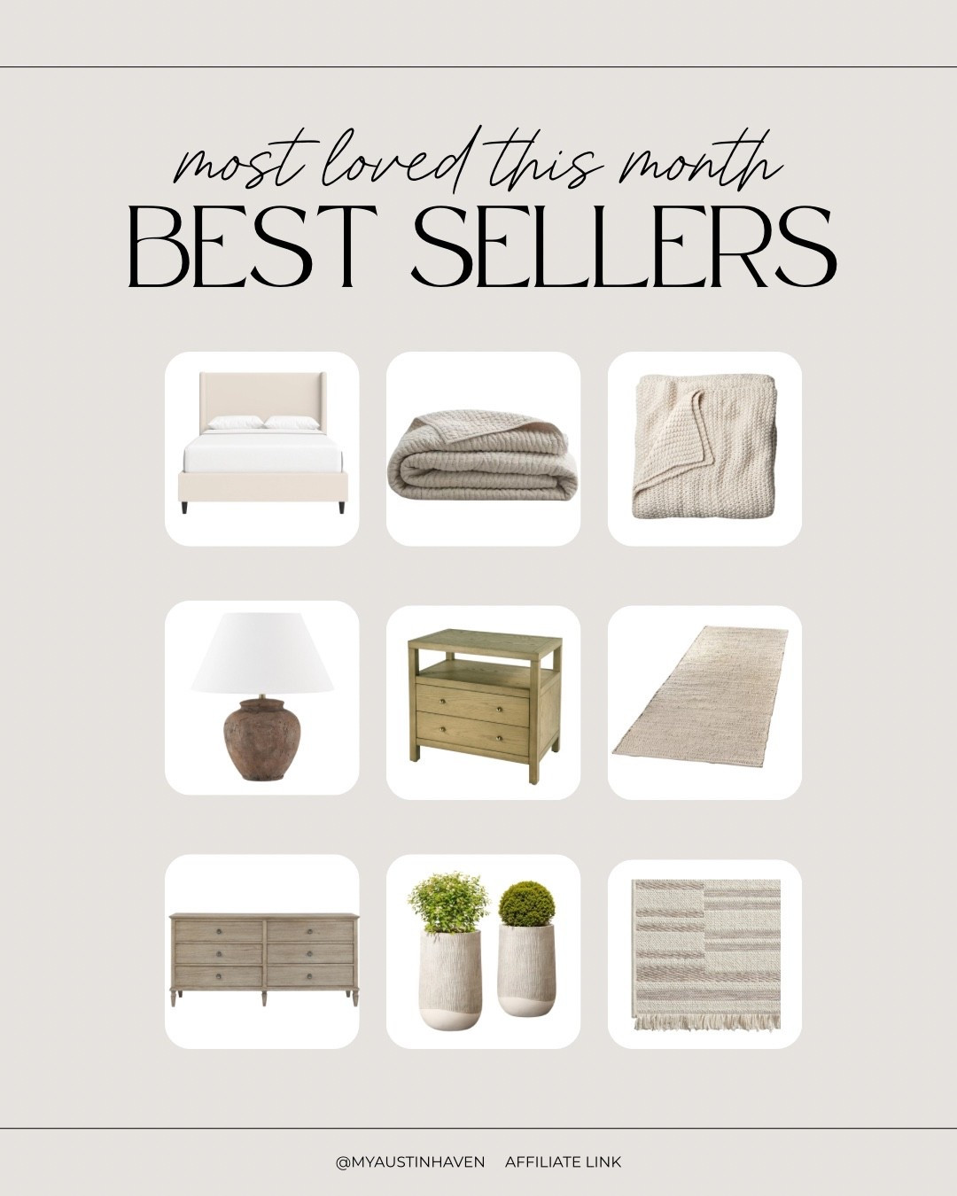 Most Loved this Month ✨

All my top sellers and most loved by all of you! 👏🏼💕

Best sellers, top sellers, home favorites

#LTKHome #LTKSaleAlert
