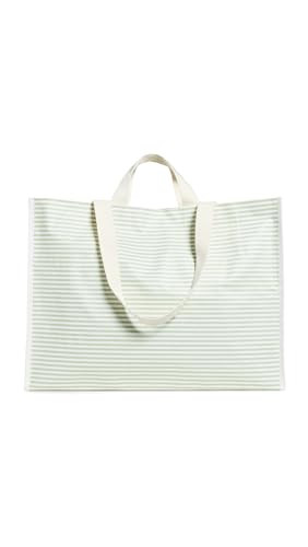 SunnyLife Women's Carryall Beach Bag, Sage Stripe, One size | Amazon (US)