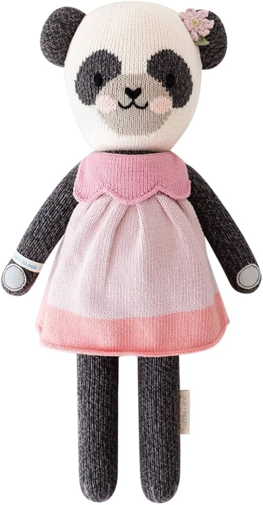 cuddle + kind Polly The Panda Little 13" Hand-Knit Doll – 1 Doll = 10 Meals, Fair Trade, Heirlo... | Amazon (US)