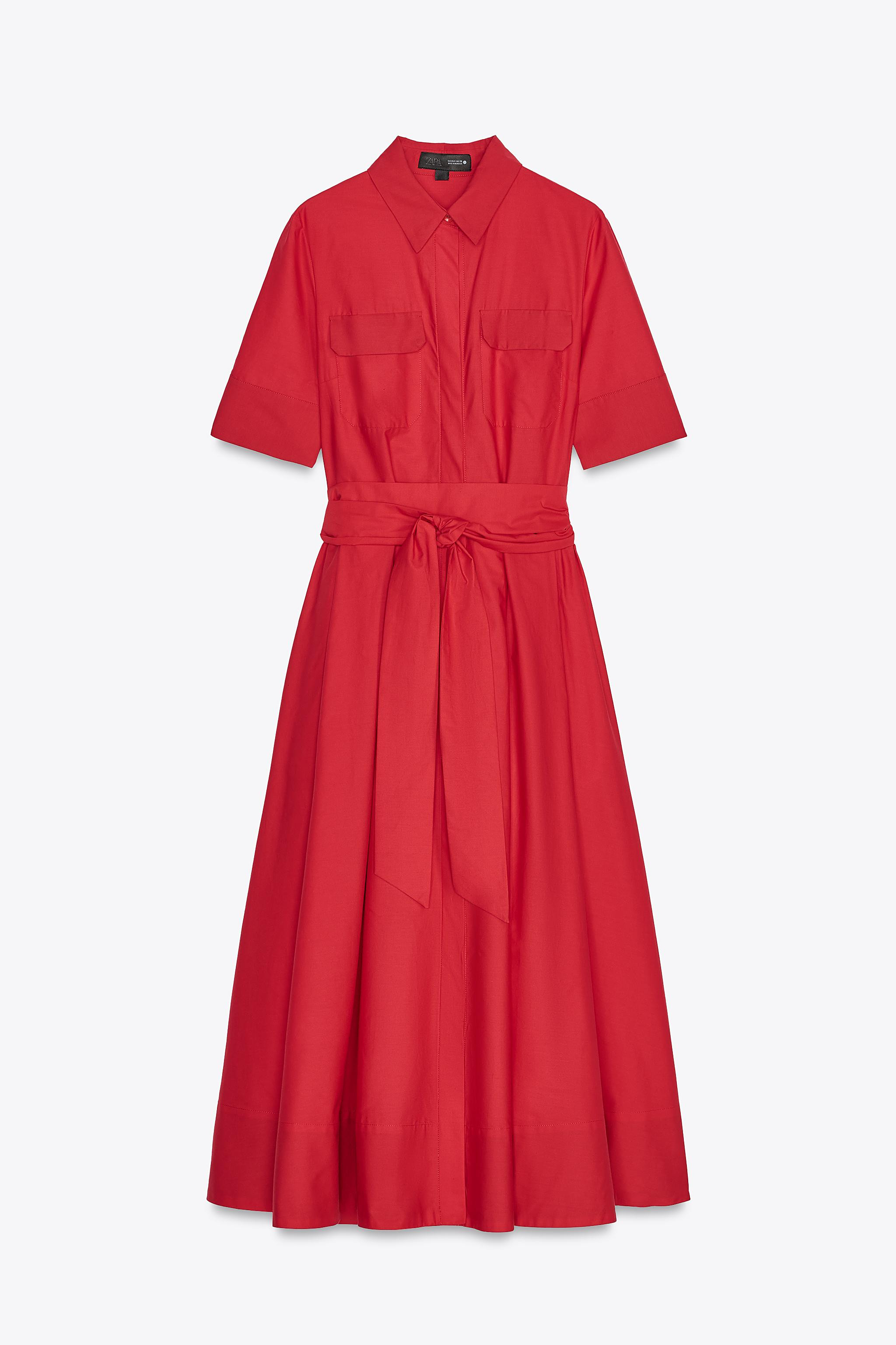 ZW COLLECTION POPLIN DRESS | Zara US