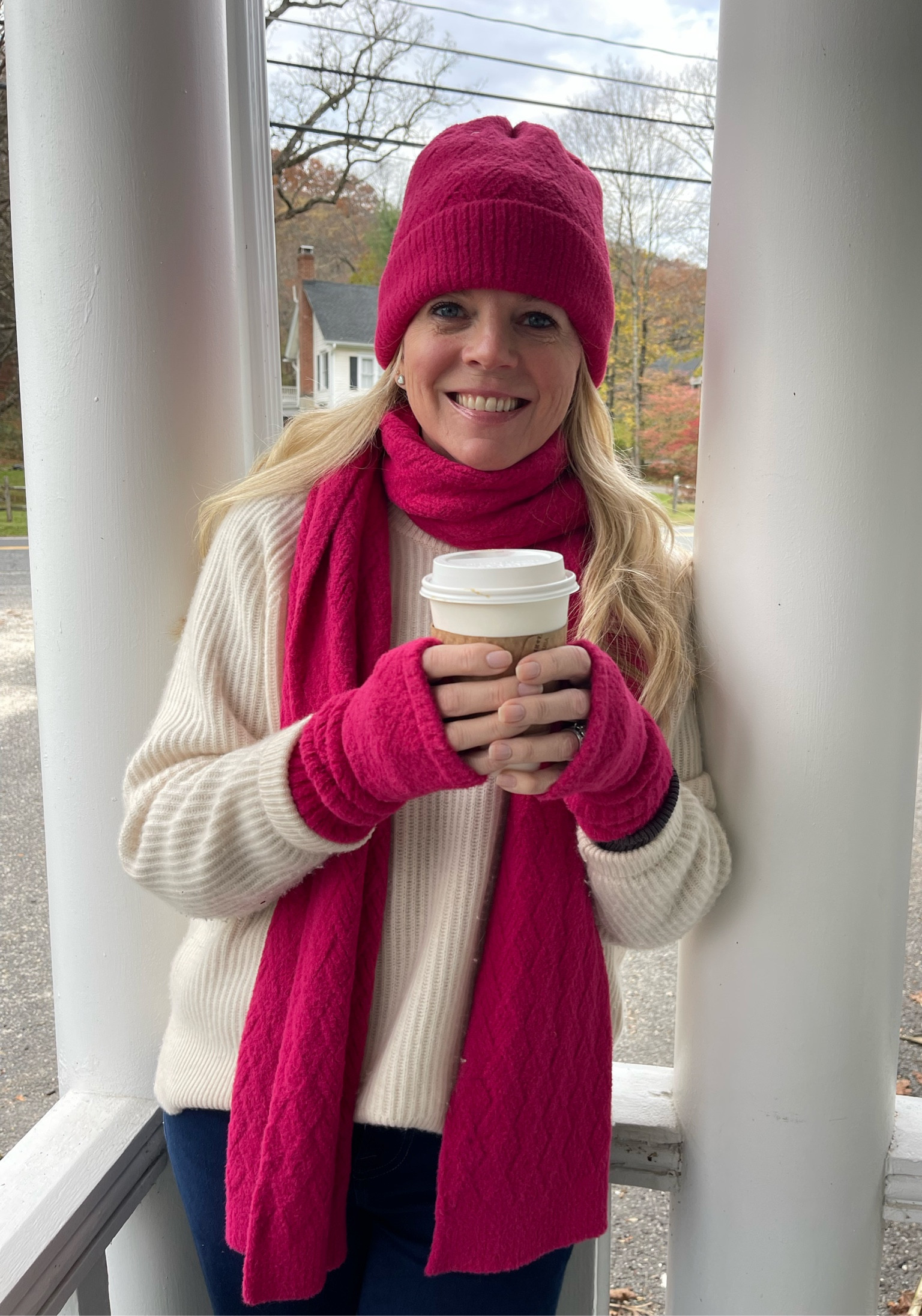 In the winter, style is only as good as its functionality. The MERSEA Après Fingerless Gloves, Beanie and Scarf are your solution to staying warm on the go and looking stylish too. All so soft and cozy and warm- not itchy! They come in 3 colors. I love the raspberry pink but the other colors are good too  

#LTKCyberWeek #LTKSeasonal #LTKGiftGuide