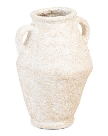 24in Paper Mache Jug With Handles | TJ Maxx