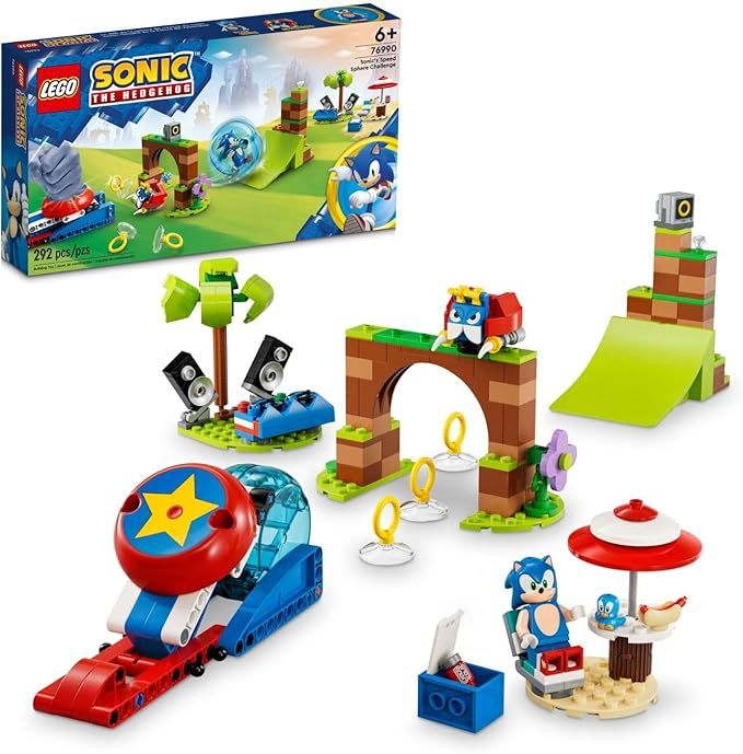 Lego Sonic The Hedgehog Sonic’s Speed Sphere Challenge 76990 Building Toy Set, Sonic Playset wi... | Amazon (US)