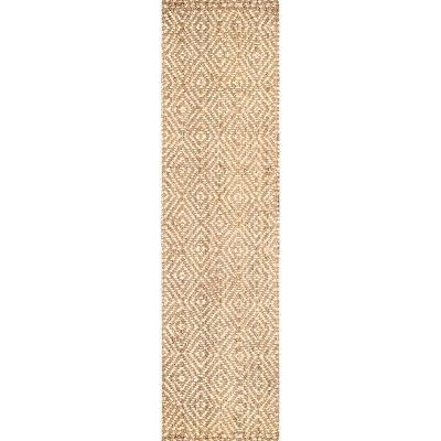 nuLOOM Alanna Diamond Jute Area Rug, Neutral Runner Rugs, Woven Runners, Target Rugs, Kitchen Decor | Target