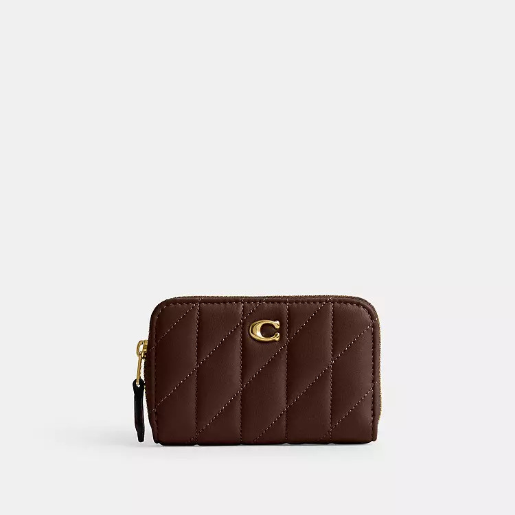 Essential Small Zip Around Card Case | Coach Outlet US