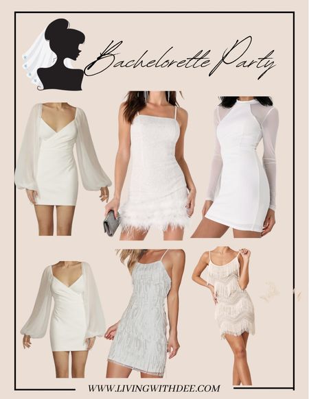 BACHELORETTE PARTY 

bride, bride to be, dresses, bachelorette party

#LTKFind #LTKwedding