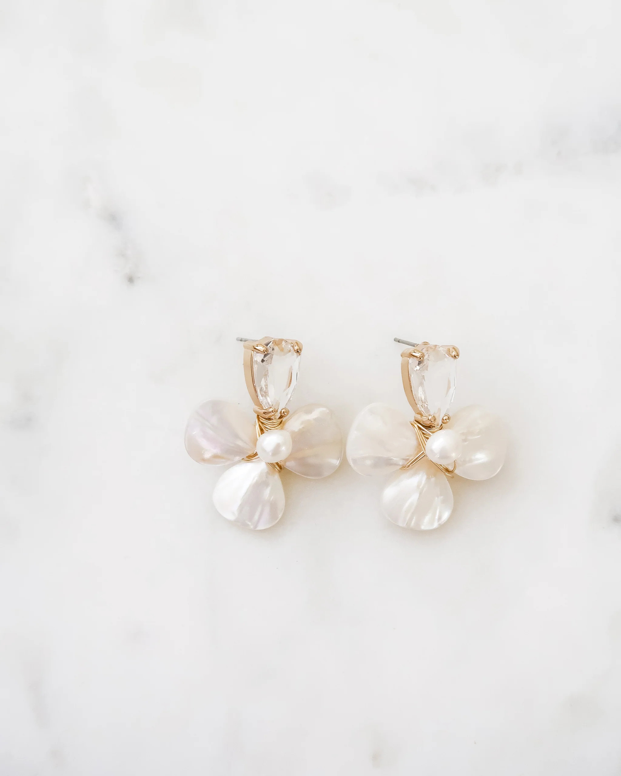 The Annabelle Earrings in Pearl | SJ Bailey Co.