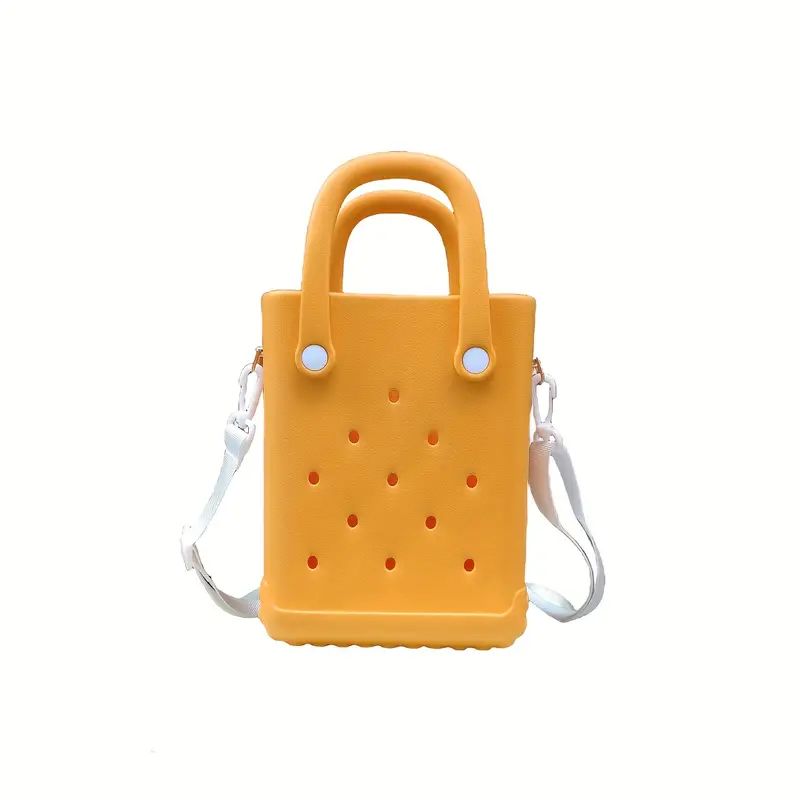 Waterproof EVA Beach Bag with Adjustable Strap - Lightweight, Trendy Summer Travel Tote for Pool,... | Temu Affiliate Program