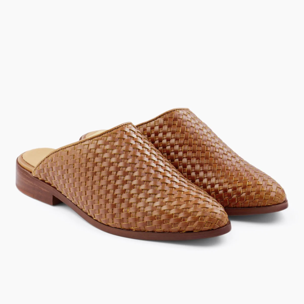 Ama Woven Mule Woven Brown | Nisolo