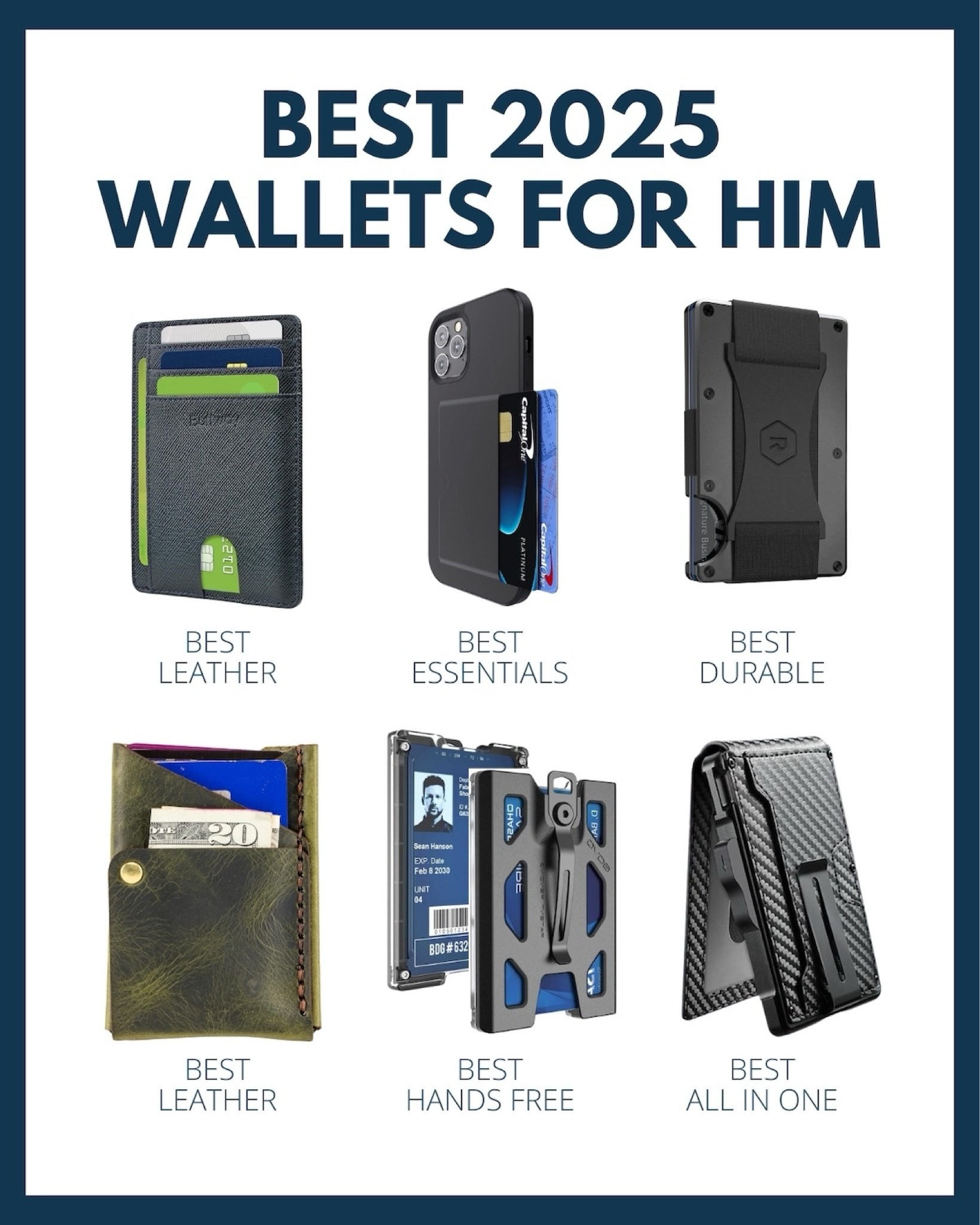 Shop the best wallets owned by our Hip team! 💵 They’ll make great Valentine’s Day gifts for the guy in your life. 🫶🏼

#LTKMens #LTKGiftGuide #LTKOver40