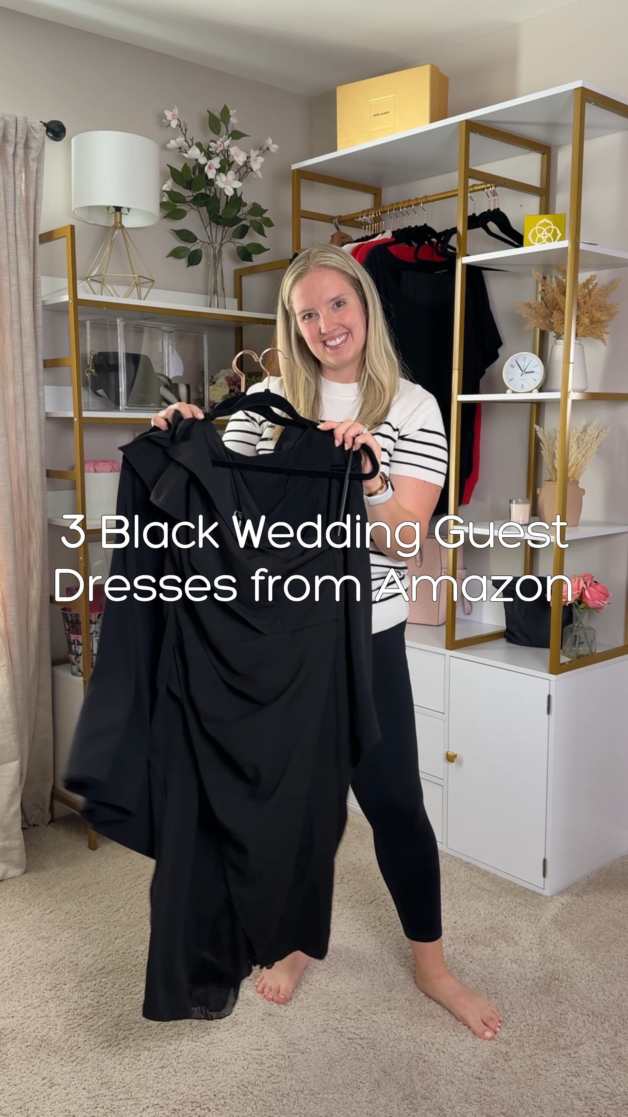  Lack wedding guest dress for fall and winter, or really any time of the year! Dress it up with a faux fur jacket for a formal winter affair or wear light sandals for spring and summer!

#LTKWatchNow #LTKWedding #LTKMidsize