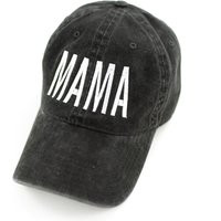 Mama | Block Letters - Heather Black Baseball Cap | Hats For Moms Women's Mother's Day Gift Mama Emb | Etsy (US)