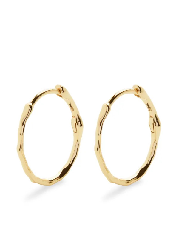 14kt yellow gold Small Siren Muse earrings | Farfetch Global